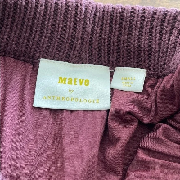 NWT Maeve by anthropology Crochet Midi boho Skirt brown size small - Picture 16 of 17